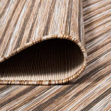 Finn Modern Farmhouse Pinstripe  Area Rug